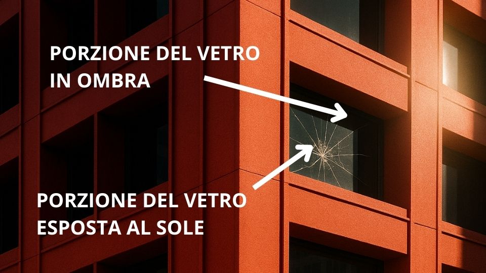 Big Red Chicago stress termico vetro finestre