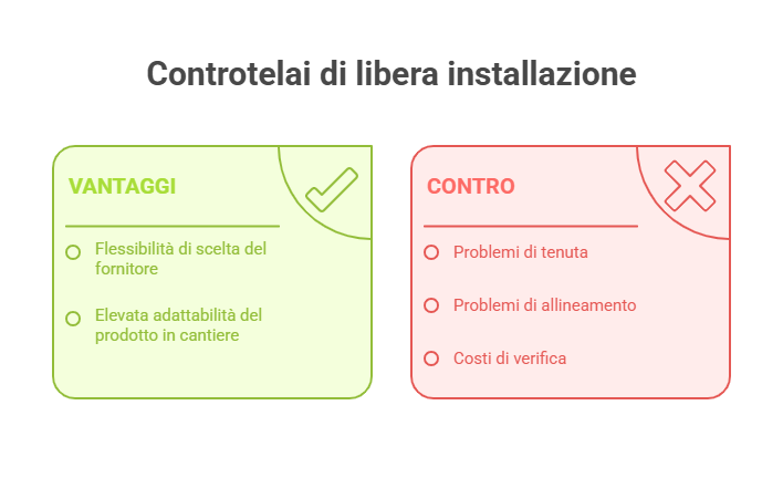 CONTROTELAI DI LIBERA INSTALLAZIONE norma UNI 11979_2025