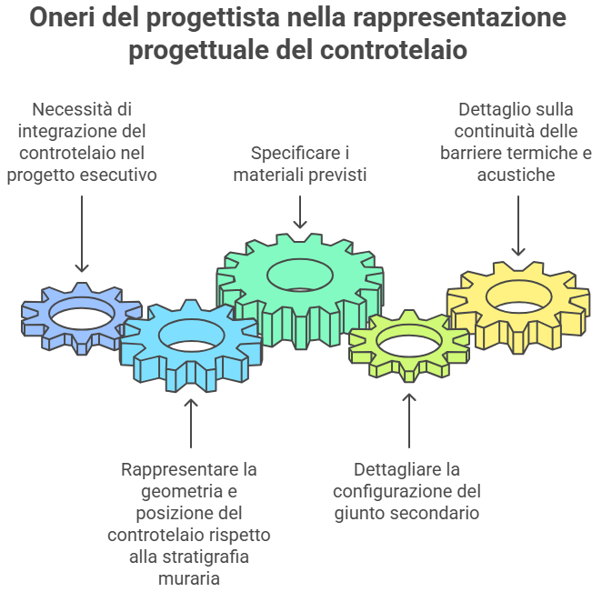 INTEGRAZIONE DEL CONTROTELAIO NEL DISEGNO ESECUTIVO norma UNI 11979_2025