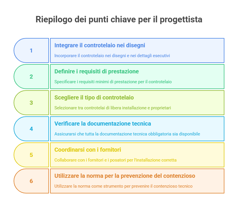 RIEPILOGO DEI PUNTI CHIAVE PER IL PROGETTISTA NORMA UNI 11979_2025